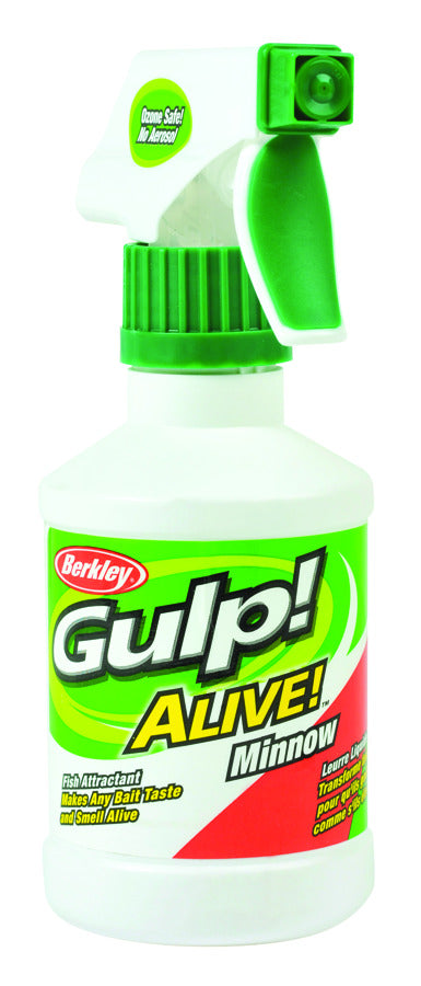 Berkley GSP8-MNW Gulp! Alive! Attractant Spray 8oz Minnow