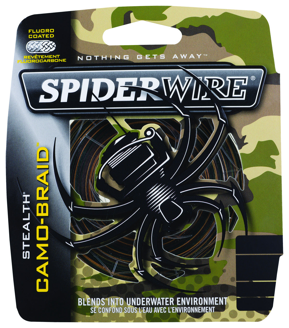 Spiderwire SCS50C-125 Stealth Braided Line 50/10lb/Dia 125yd Filler Spool Camo