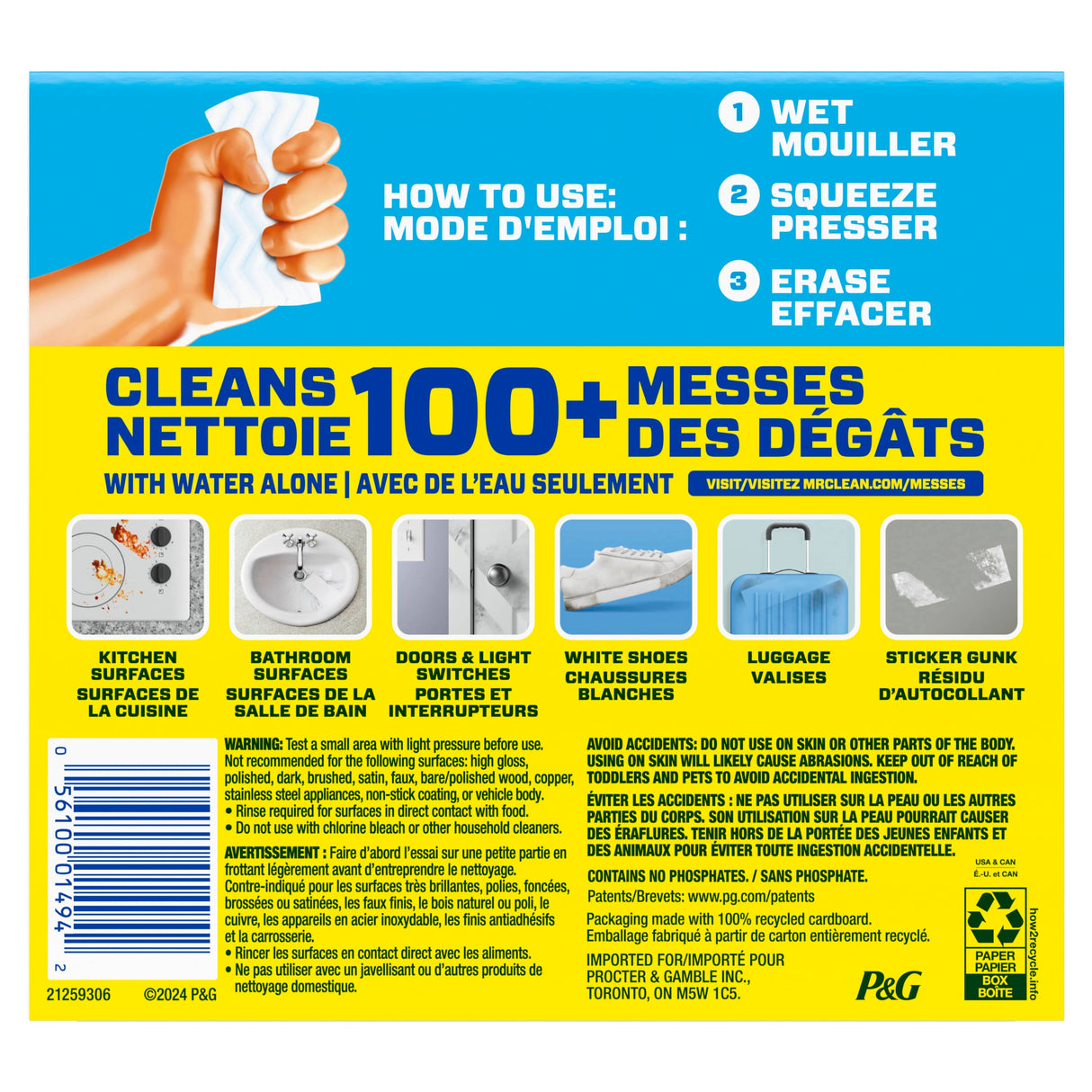 2 Pack Original Magic Eraser All Purpose Sponges