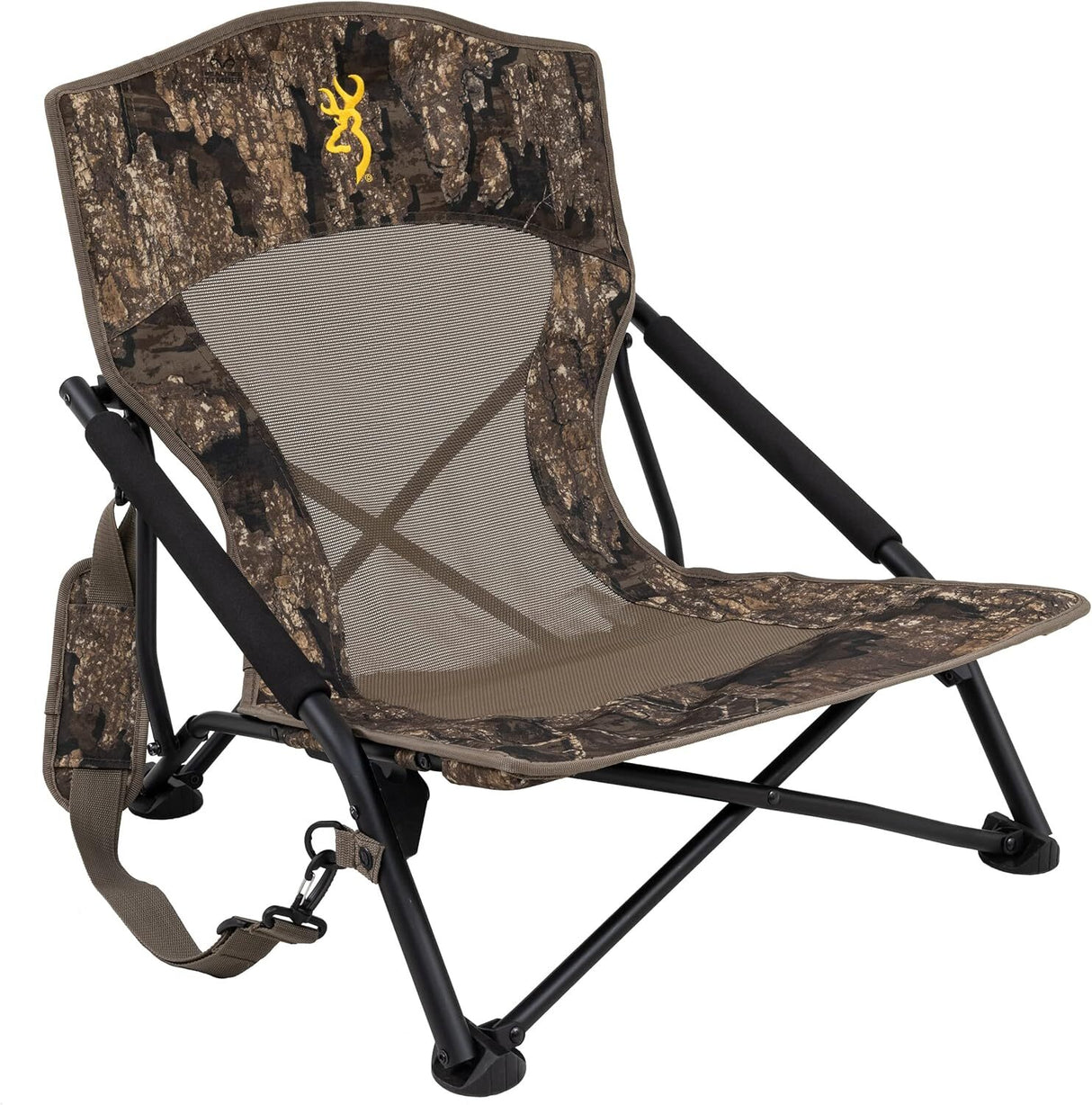 ALPS 8525024 Browning Turkey & Predator Hunter Fold-Up Chair, The Strutter, Retaltree Timber