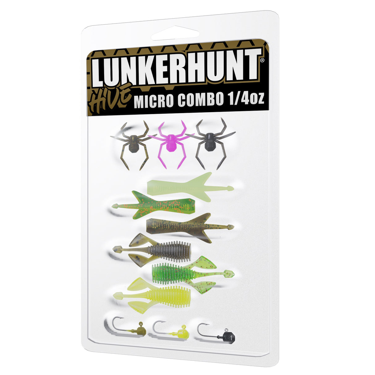 Lunkerhunt HMCRCMB01 Hive Micro Combo - in - Assortment