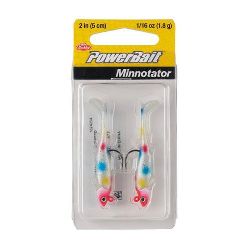 Berkley PBMNT116-WNDBR PowerBait Minnotator, Wonderbread, 2", 2/Clam