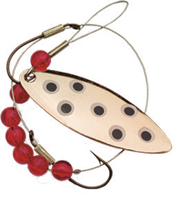 Lucky Strike 701112-63 Crawler Harness Colorado Blade 1pk Copper/Black Dots