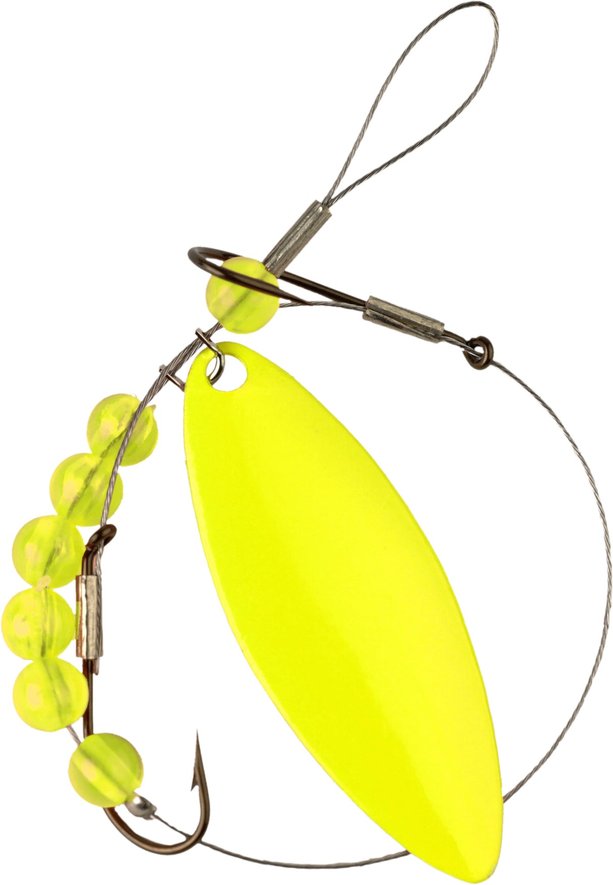 Lucky Strike 701112-75 Crawler Harness Colorado Blade 1pk Chartreuse-WL