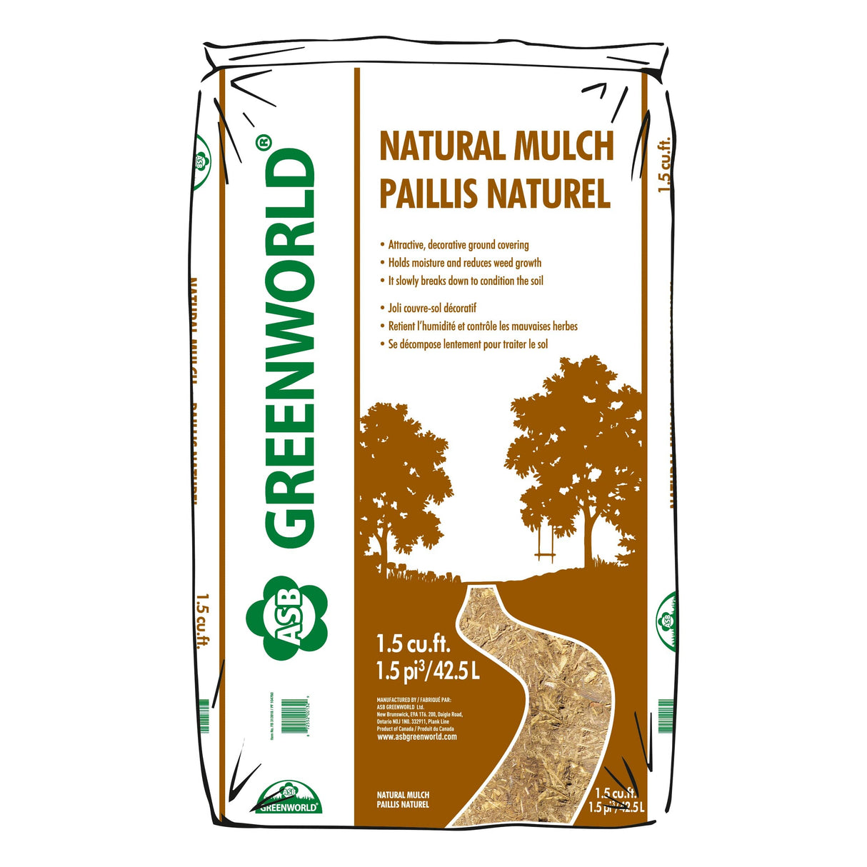 Natural Garden Mulch - 42.5 L