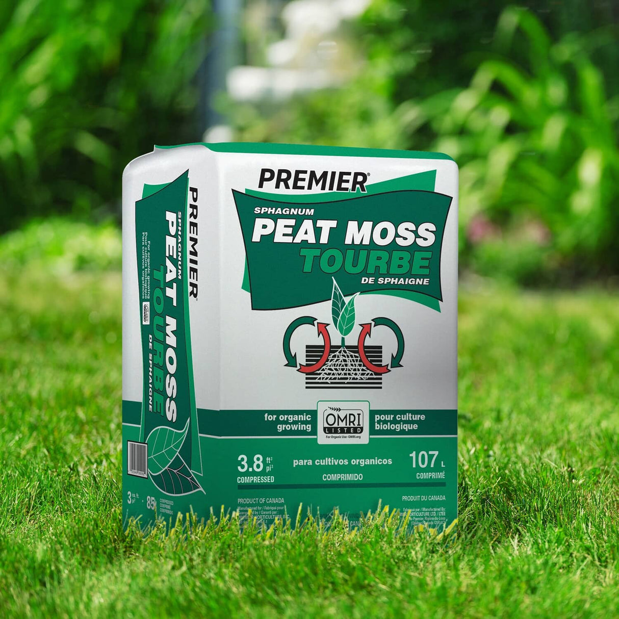 Compressed Sphagnum Peat Moss - 3.8 Cu. Ft.