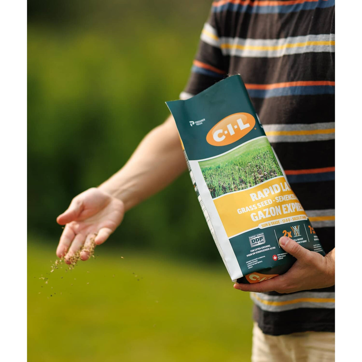 Iron+ Premium Sun & Shade Grass Seed - 1.2 kg