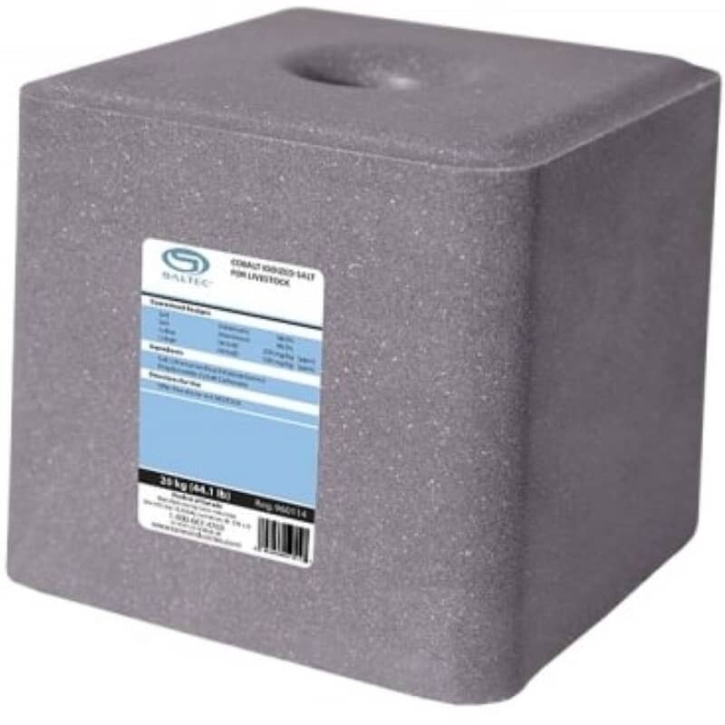 Iodized Salt Block - Cobalt, 20 kg