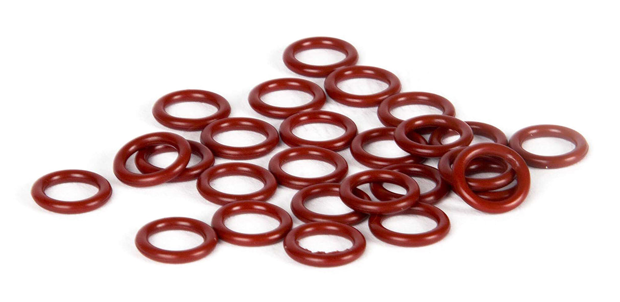 X Zone WRO56725-RD Wacky Rigging O rings, Red, 5", 6", 7" Stick Baits 25 PK