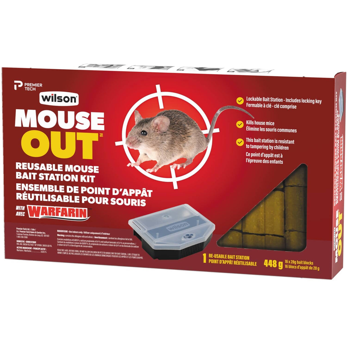 MouseOUT Warfarin Block Kit - 16 x 28 g