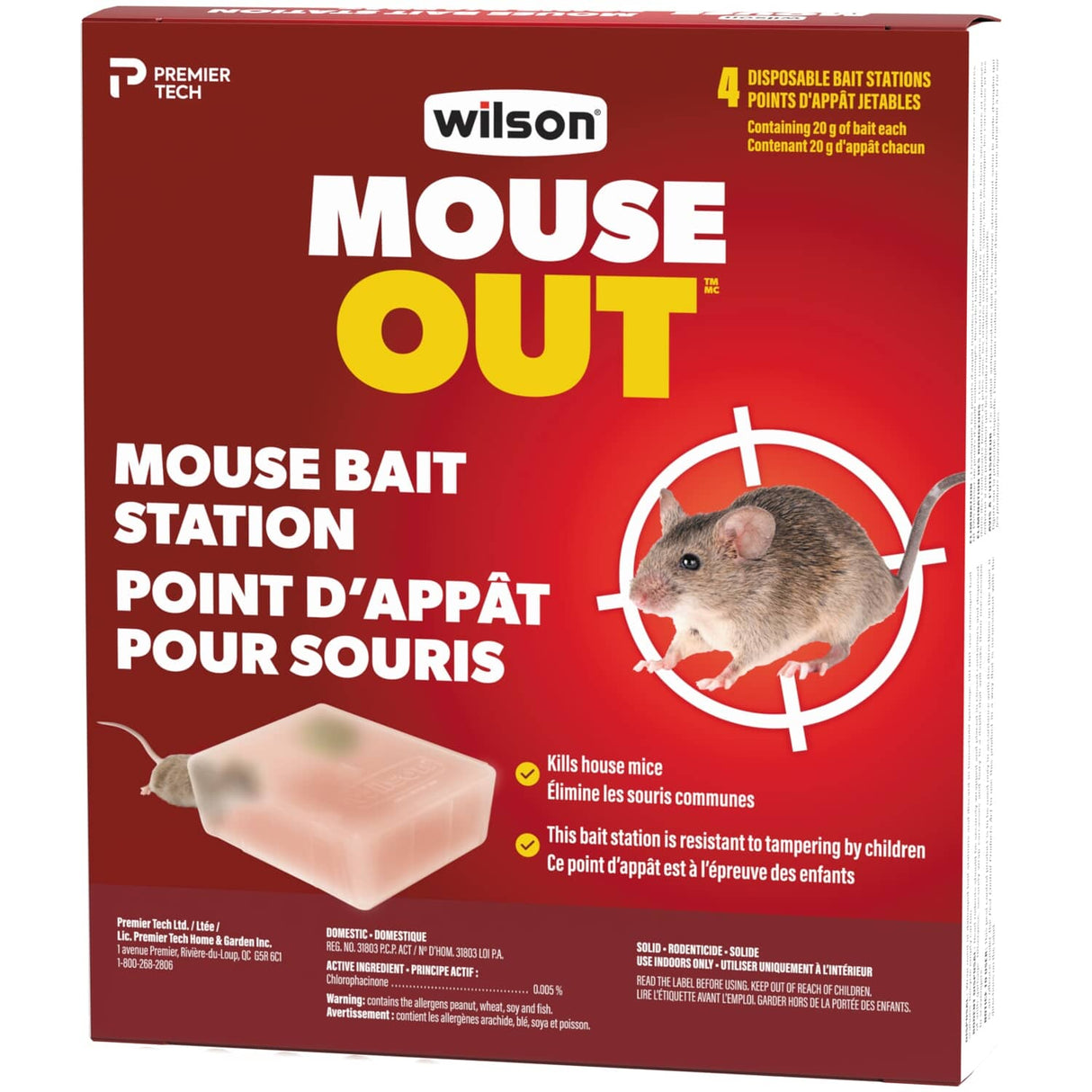 MouseOUT Block Filled Stations - 4 Pack