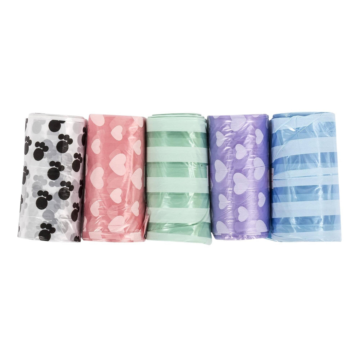 Dog Waste Bags - 15 Bags per Roll, 5 Rolls