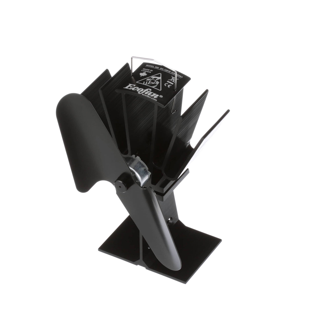 Original Wood Stove Fan - Black Blade