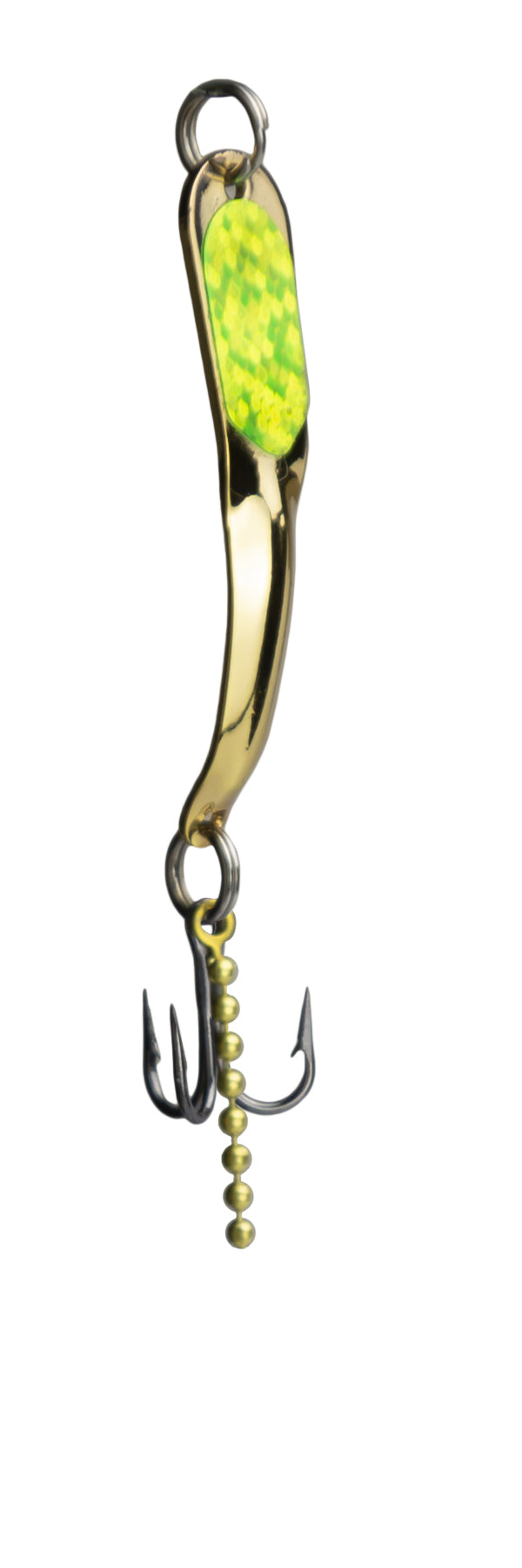 Iron Decoy Steely 1 GCH Steely Spoon Size 1, 1-1/2", 1/12 oz, Gold Chartreuse