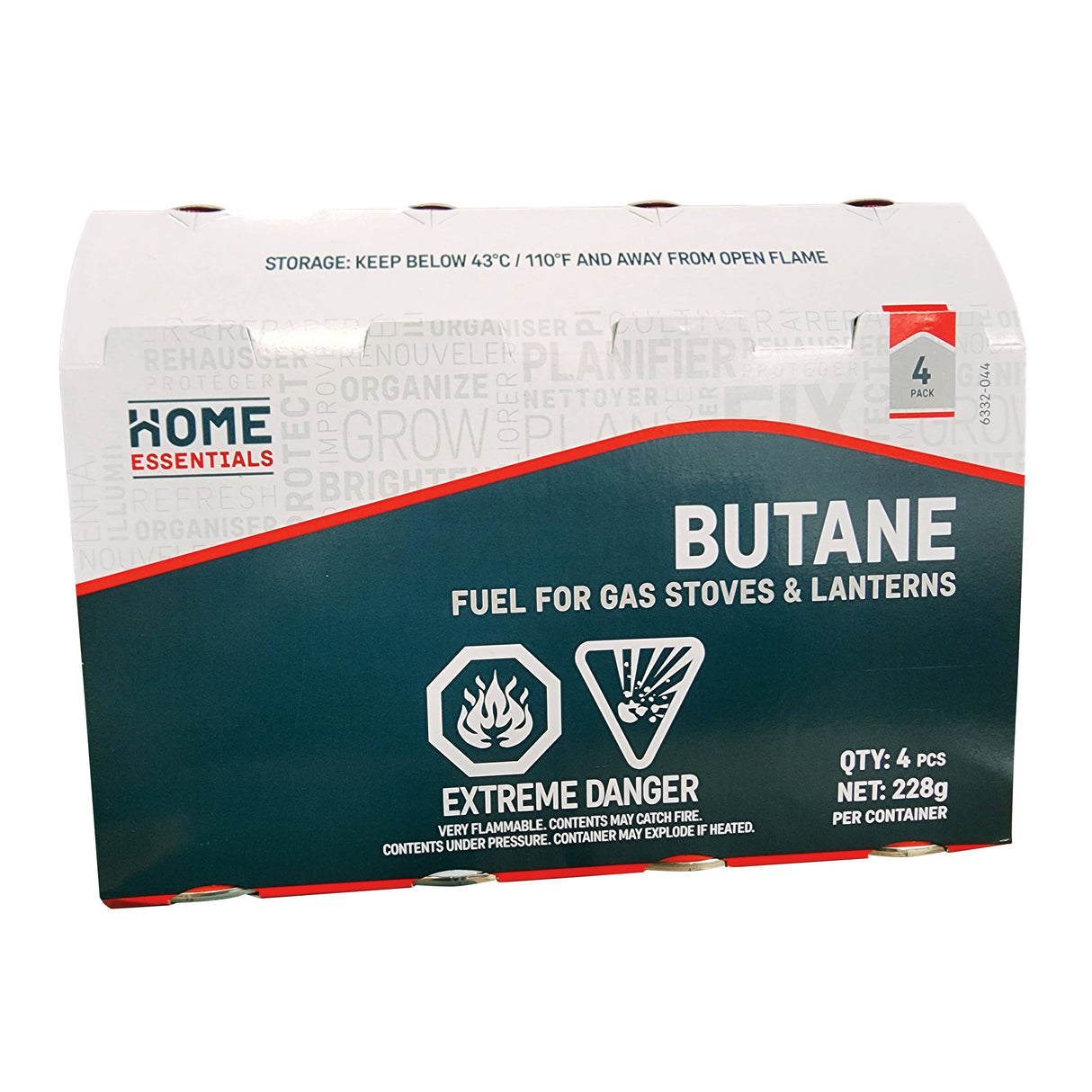 Butane Fuel - 228 g, 4 Pack