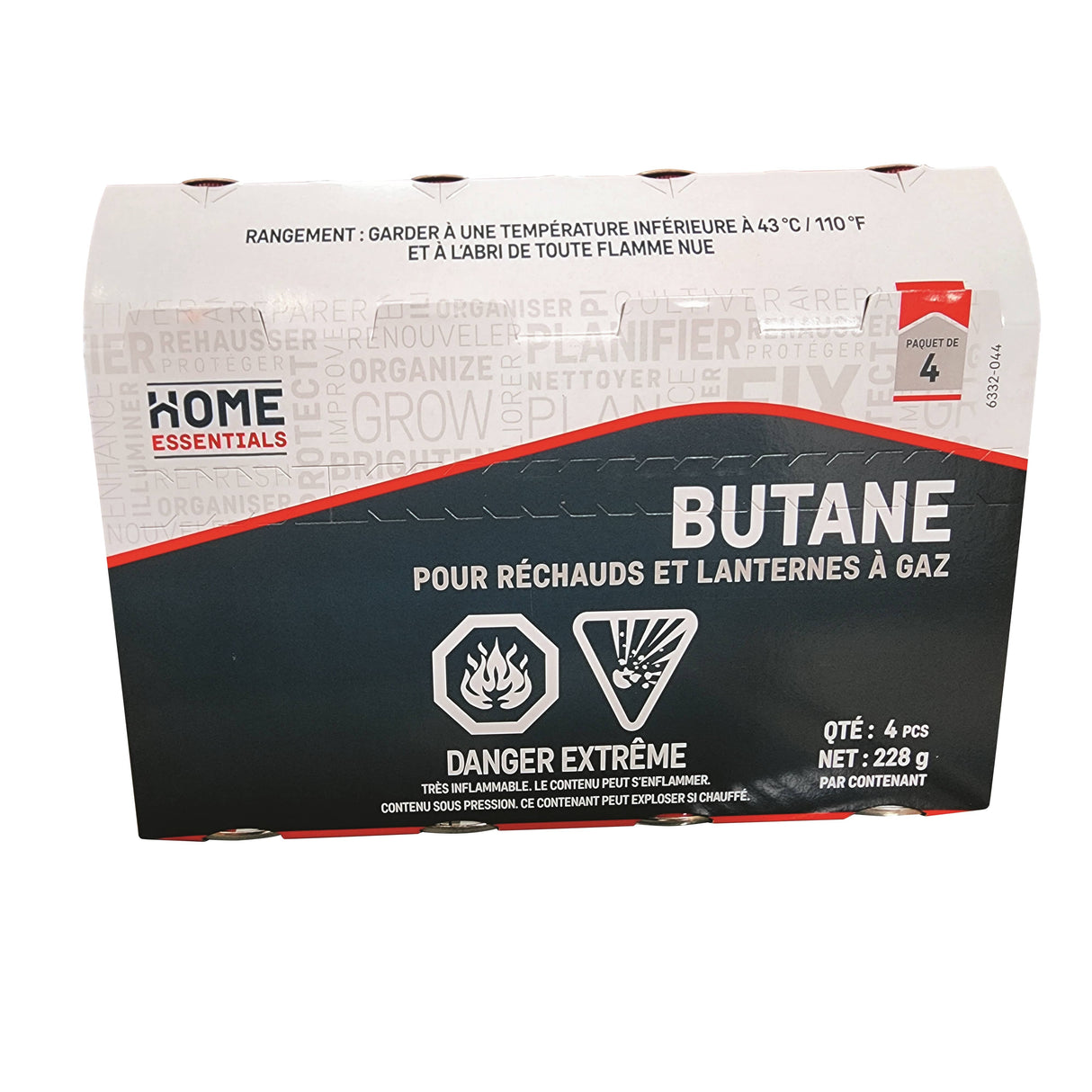 Butane Fuel - 228 g, 4 Pack