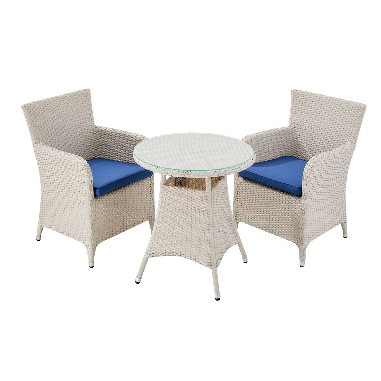Solana Wicker Chat Set - 3 Piece