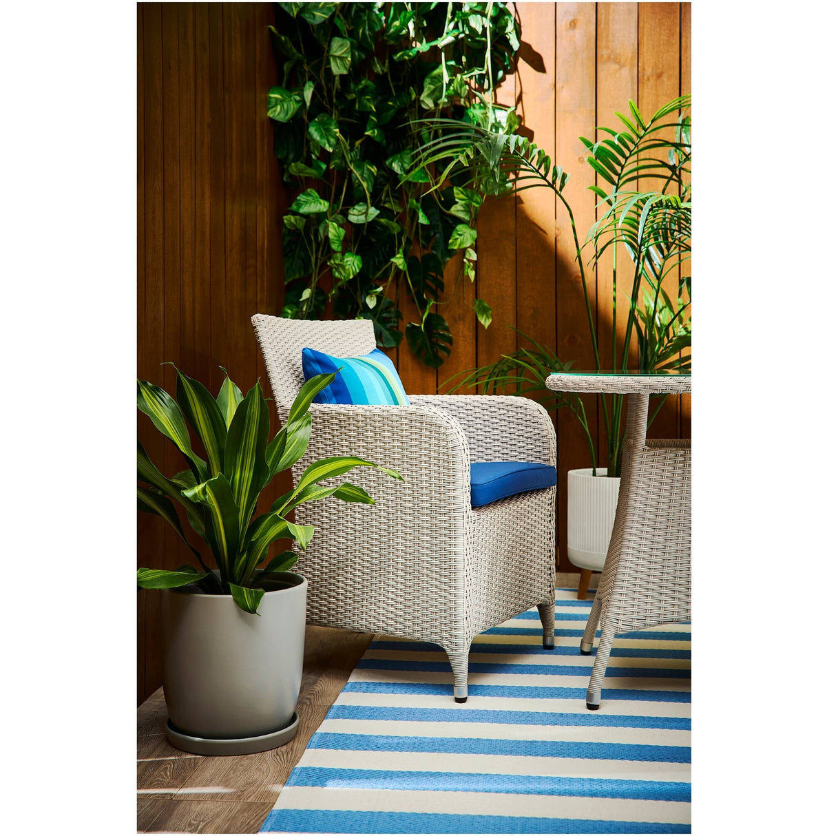 Solana Wicker Chat Set - 3 Piece