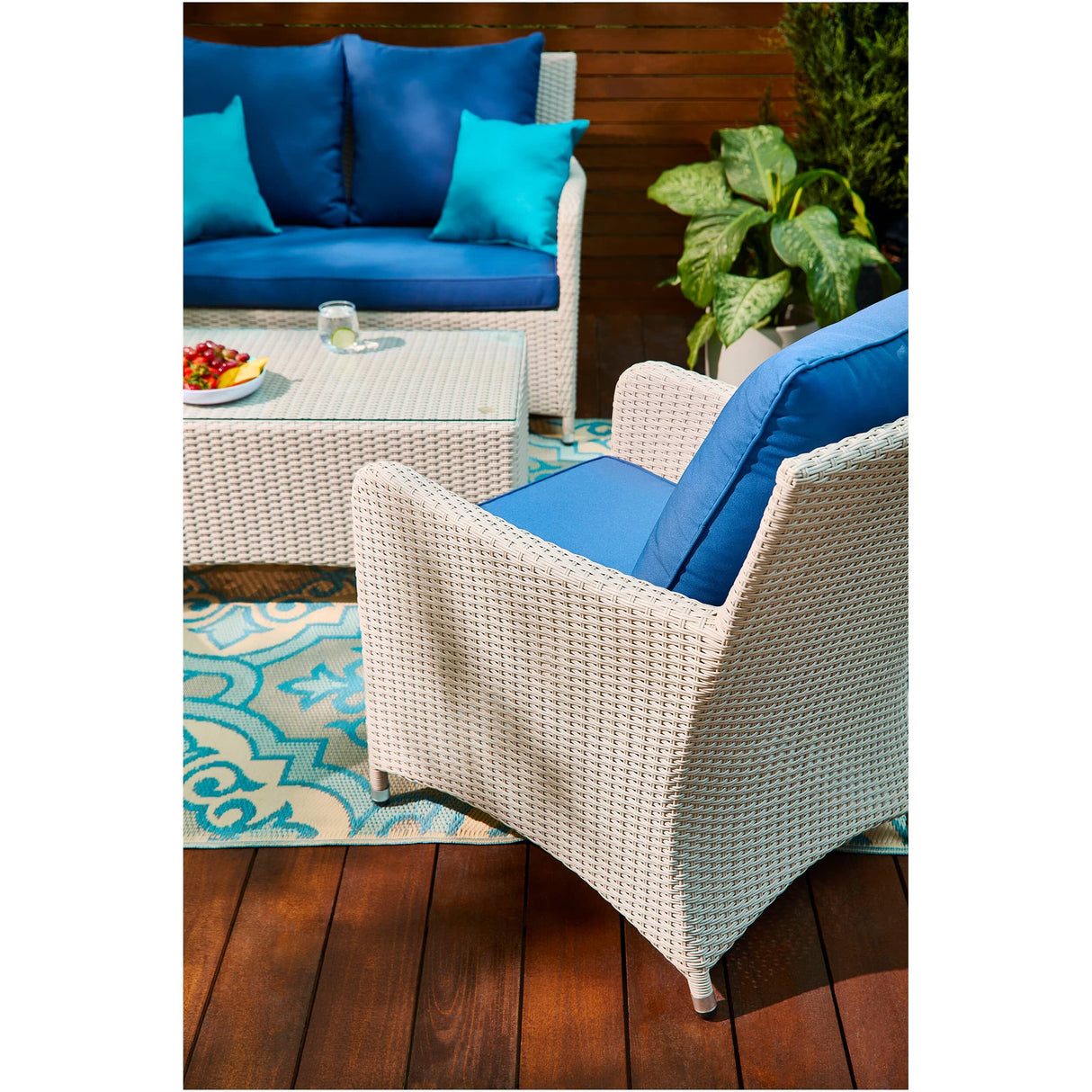 Solana Wicker Chat Set - 3 Piece