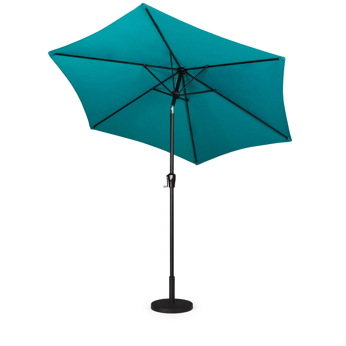 9' Tilt & Crank Market Umbrella - Teal