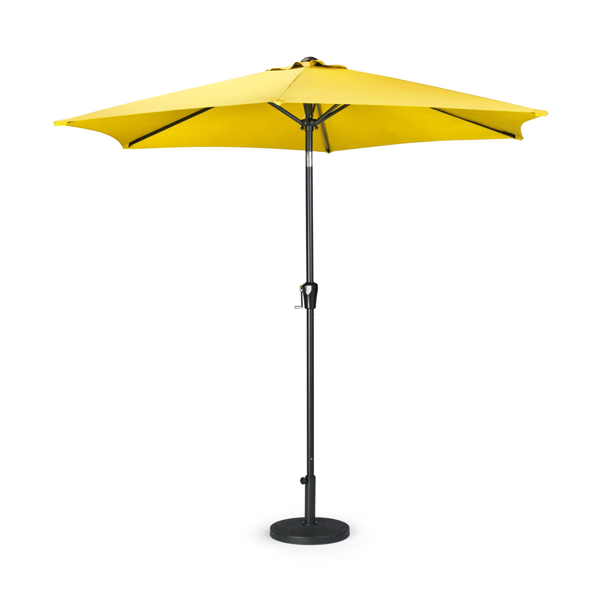 9' Tilt & Crank Market Umbrella - Yellow