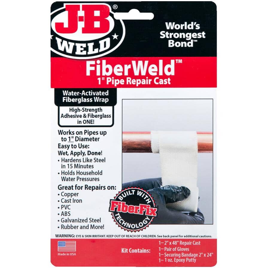 FiberWeld Permanent Pipe Repair Cast Kit - 2" x 36" Roll