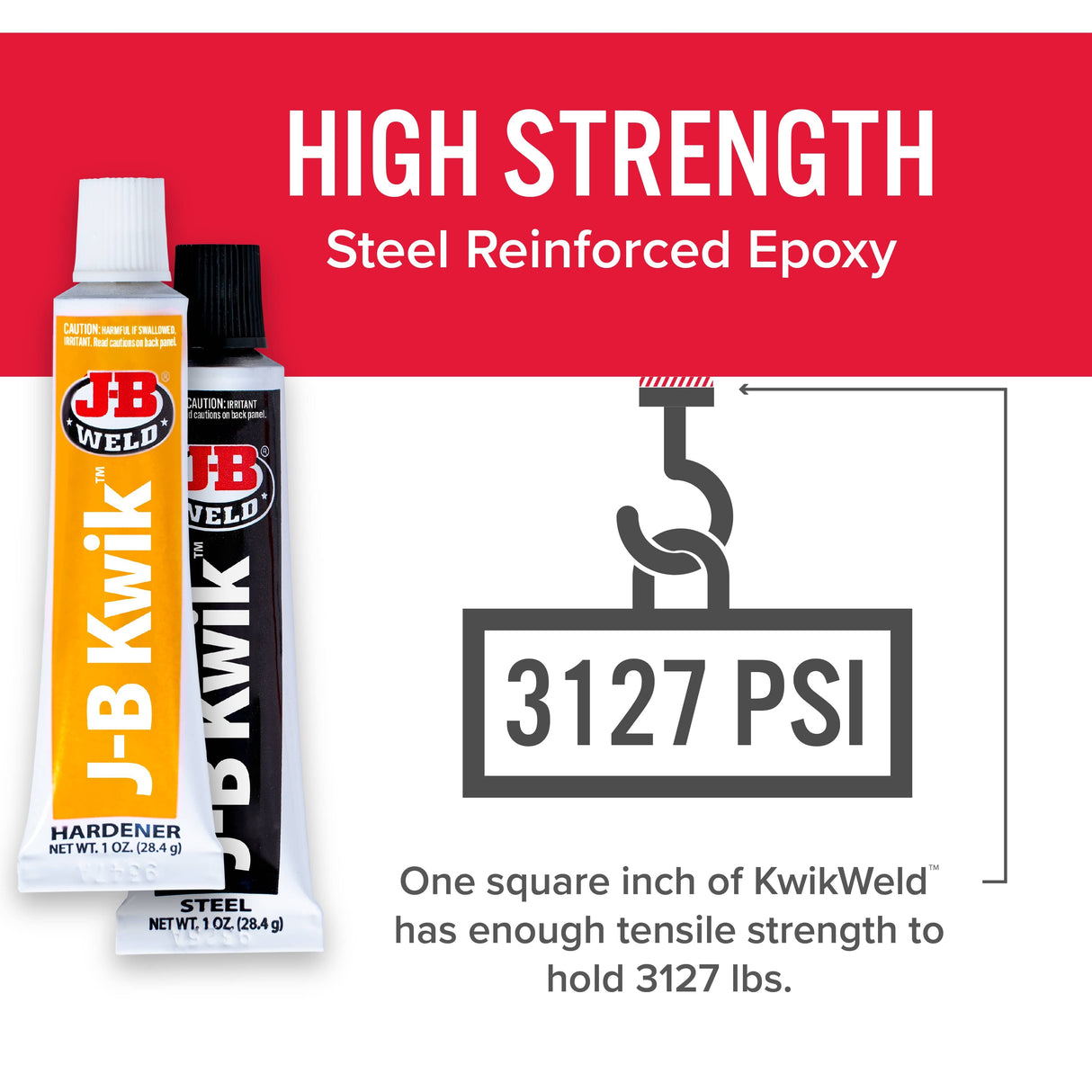 KwikWeld Quick Setting Steel Reinforced Epoxy Compound - 2x 28 g