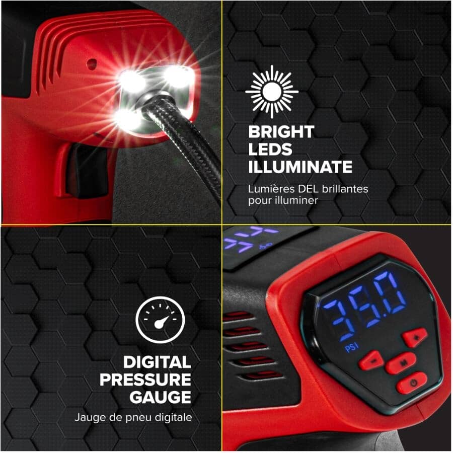 As Seen On TV Rechargeable Tire Inflator Pro