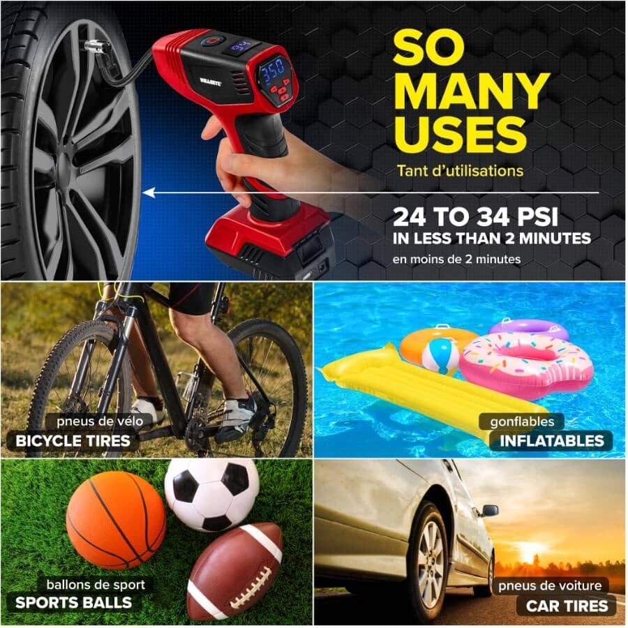 As Seen On TV Rechargeable Tire Inflator Pro