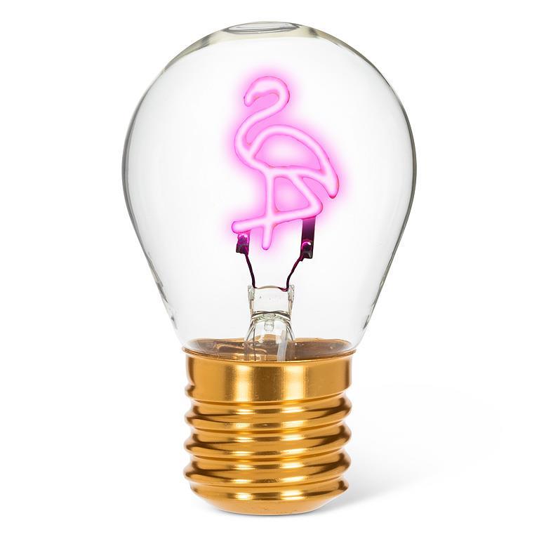 Neon Flamingo LED Lamp