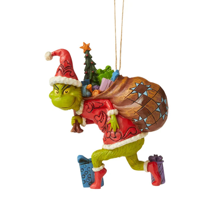 Tiptoeing Grinch Ornament