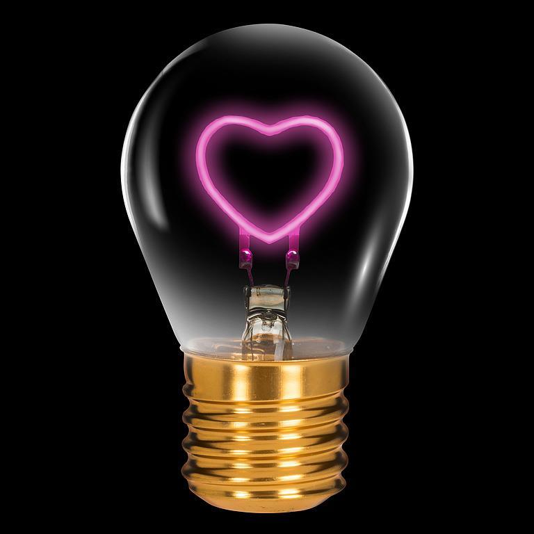 Neon Heart LED Lamp