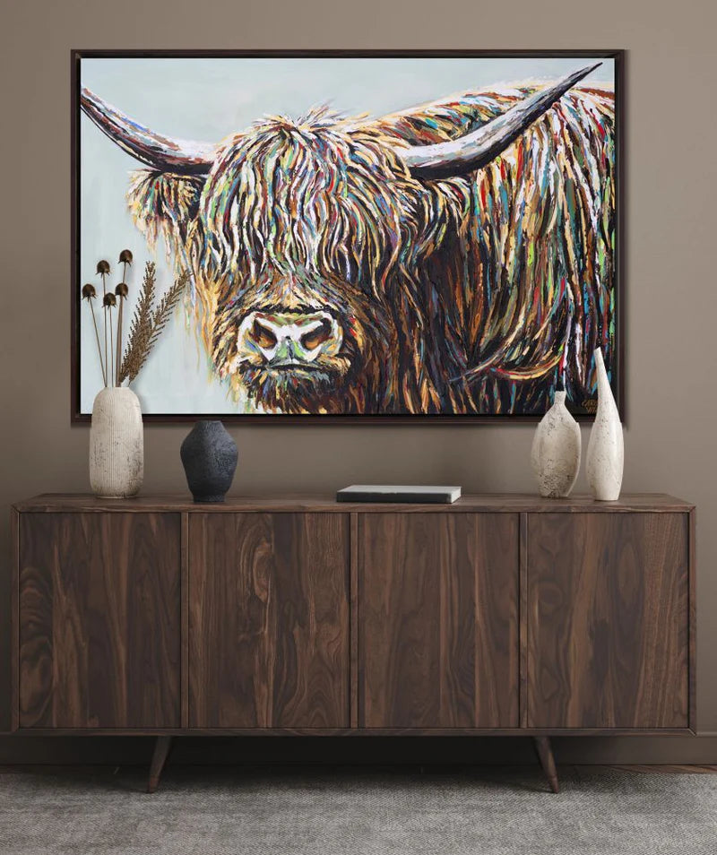 Woolly Highland Canvas Art