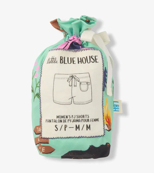 Hiking Trails Womens Pj Shorts In A Bag