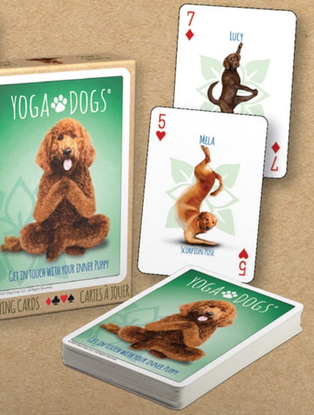 Yoga Dogs Playing Cards