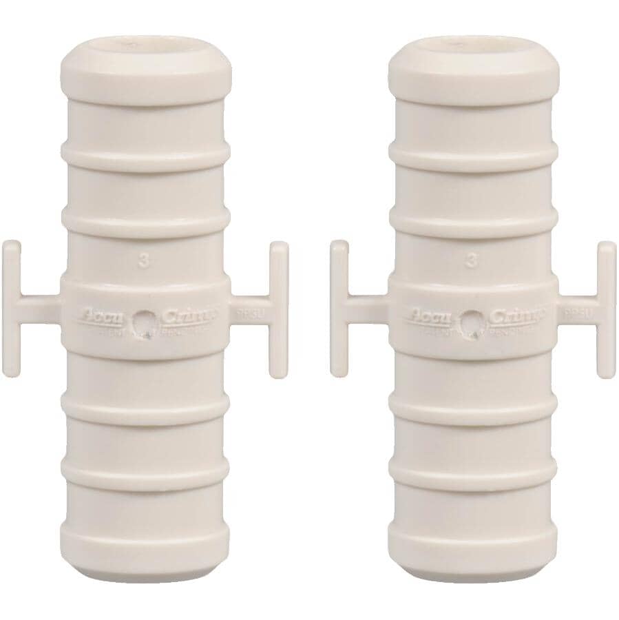 1/2" PEX Poly Couplings - 2 Pack