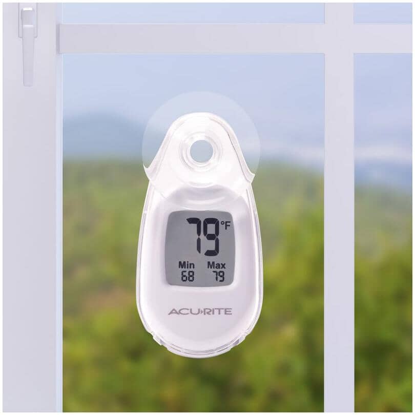 Indoor/Outdoor Digital Suction Thermometer