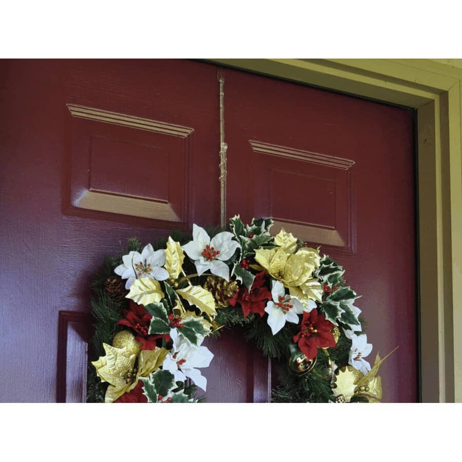 14" - 24" Adjustable Wreath Hanger, for Door