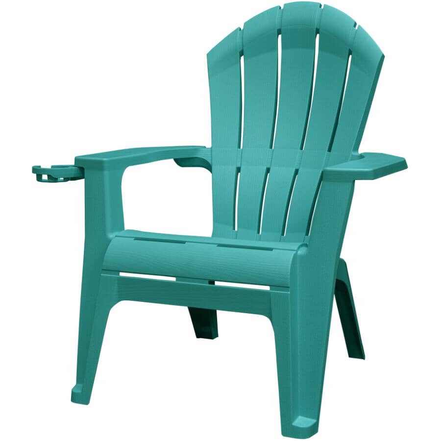 Deluxe Adirondack Chair with Cup Holder - Teal