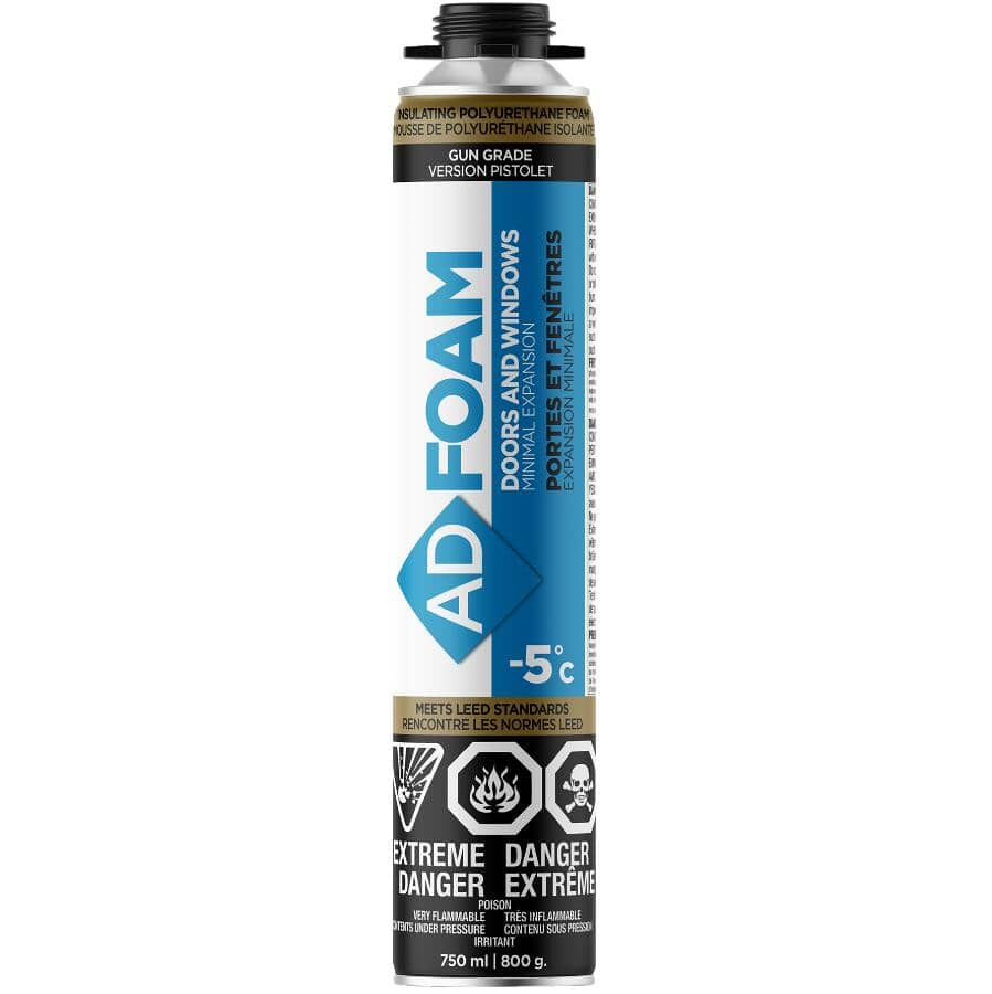 Door & Windows Insulating Foam - Blue, 750 ml