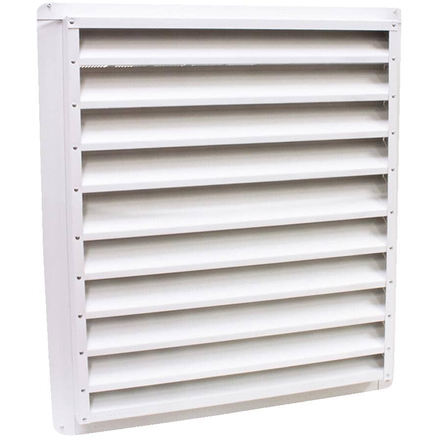 12" x 12" White Gable Vent Louver