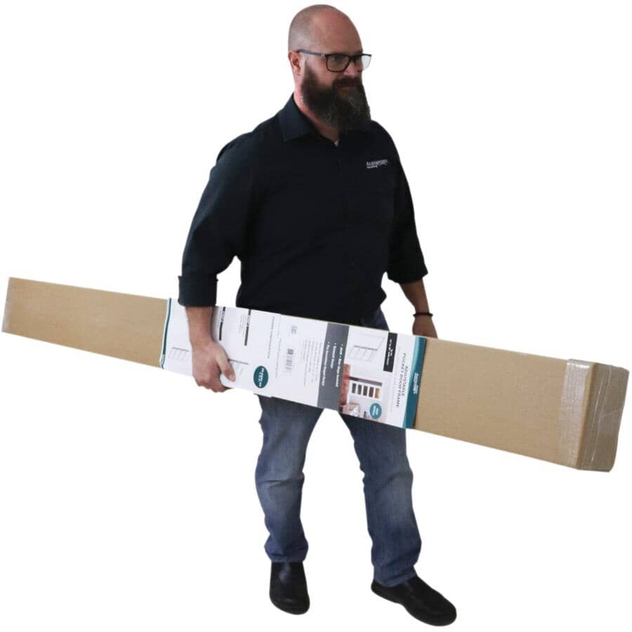 24"-36" x 80" Adjustable Pocket Door Hardware + Frame