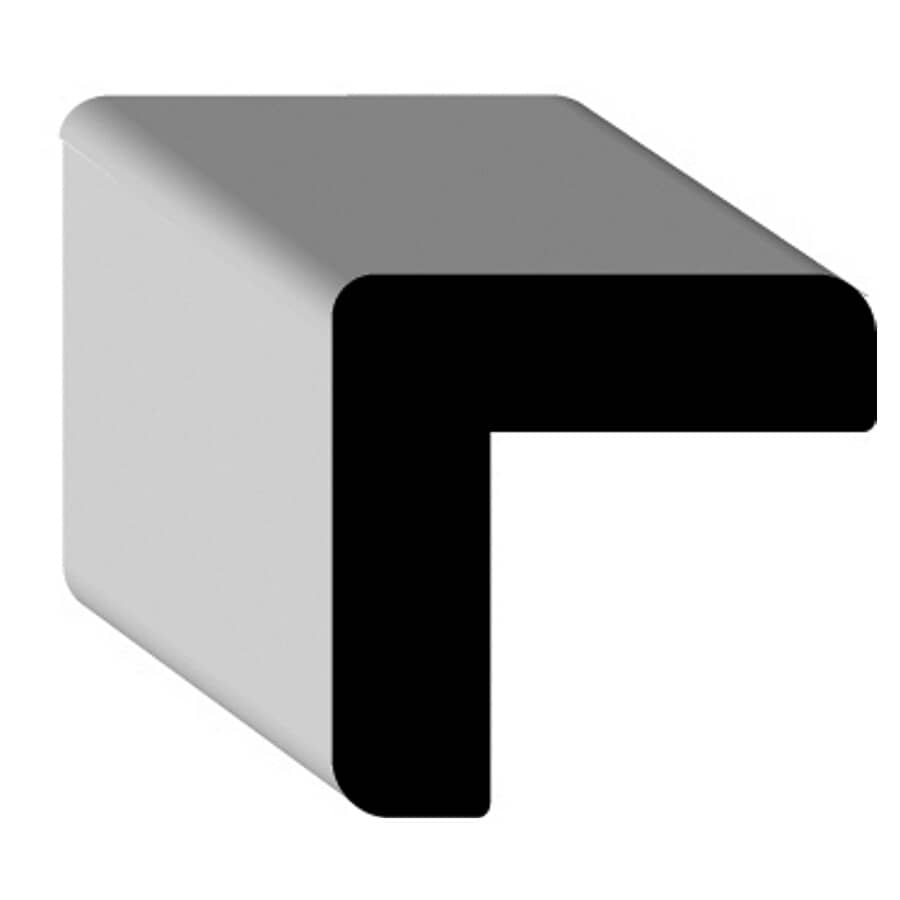 3/4" x 3/4" x 8' White PVC Outside Corner Moulding