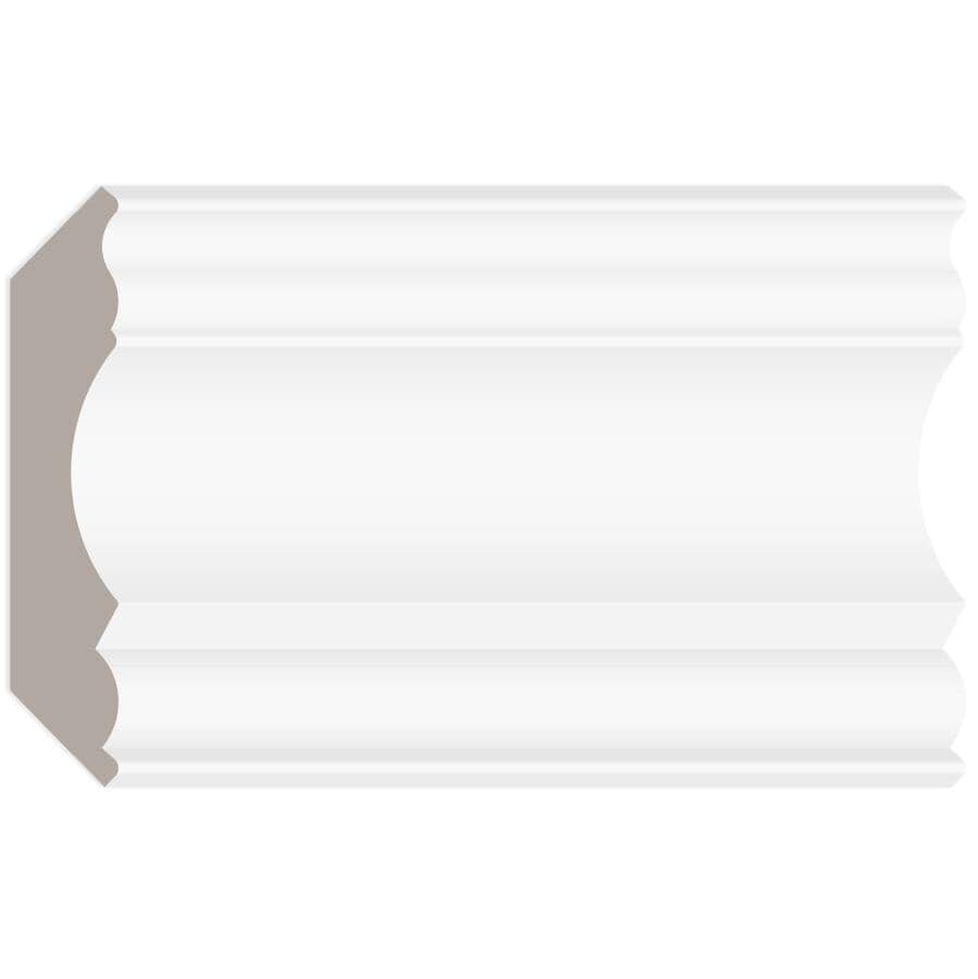 5/8" x 3-5/16" x 8' Medium Density Fibreboard Primed Crown Moulding