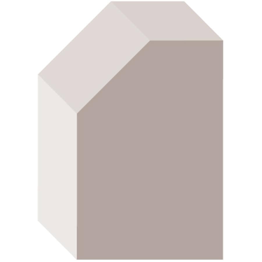 7/16" x 11/16" x 8' Primed Finger Jointed Pine Shoe Baseboard Moulding