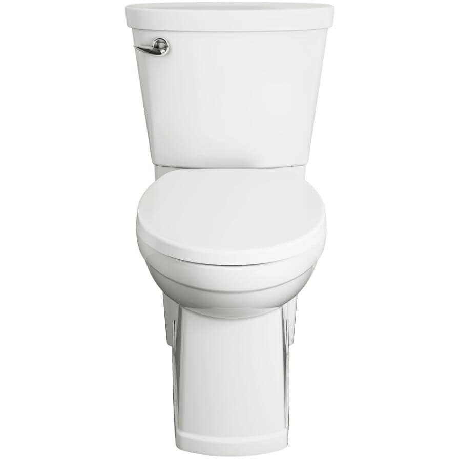 4.8 L Decor High Efficiency Elongated Toilet - with Concealed Trapway, 16.5" Right Height, White