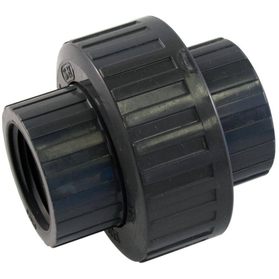 Schedule 80 1" IPS Threaded PVC Union