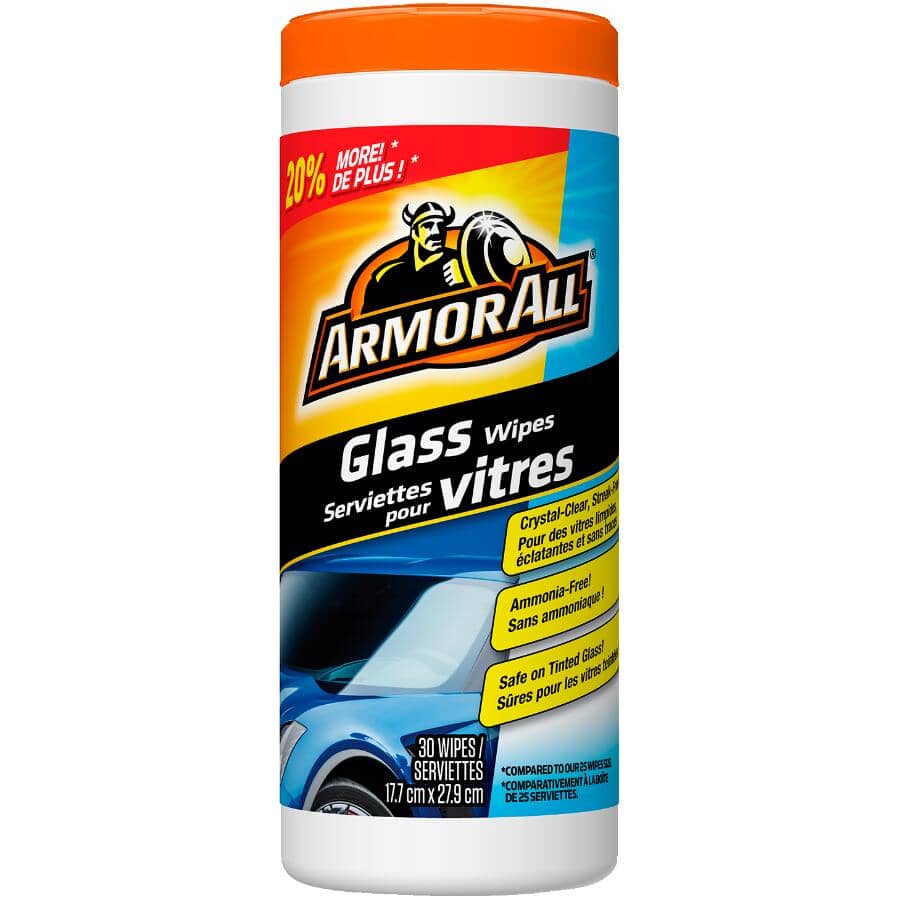 30 Pack Glass Car Wipes