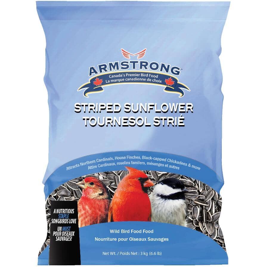 Easy Picken's Striped Sunflower Seed Wild Bird Food - 3 kg