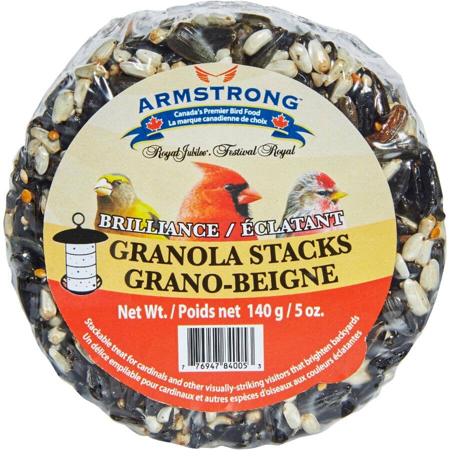 Royal Jubilee Granola Stacks Bird Food - Brilliance Blend, 140 g
